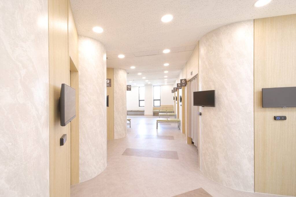 Inside Hanshin Medipia Hospital